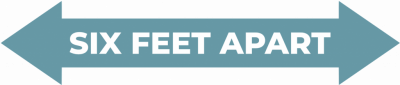 six feet apart